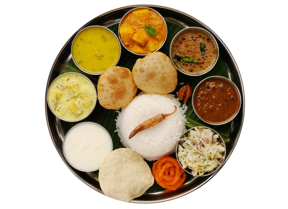 indian veg thali set